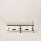 Banc d'extérieur Provence - Rayé brume