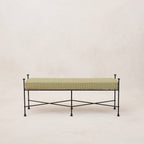 Banc d'extérieur Provence - Rayé olive