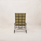 Chaise longue d'extérieur Provence - Rayures olive