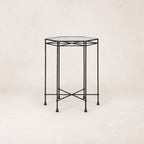 Table basse d'extérieur en verre Provence
