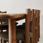 Chaise de salle à manger Teddy - Moka